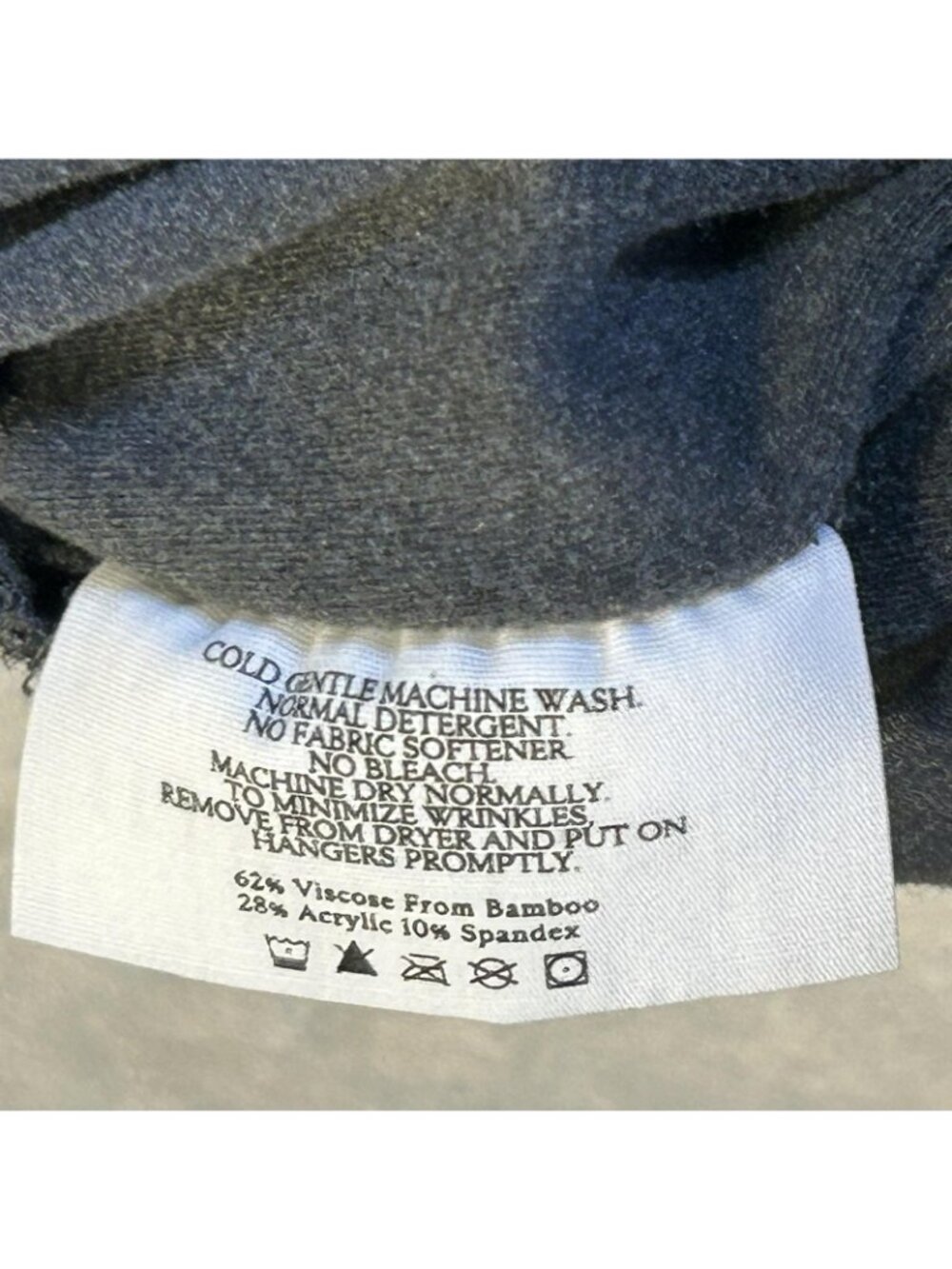 Cozy Earth Jogger Pants Womens L Gray Bamboo Viscose Knit Cuffed Lounge Stretch - Picture 6 of 11